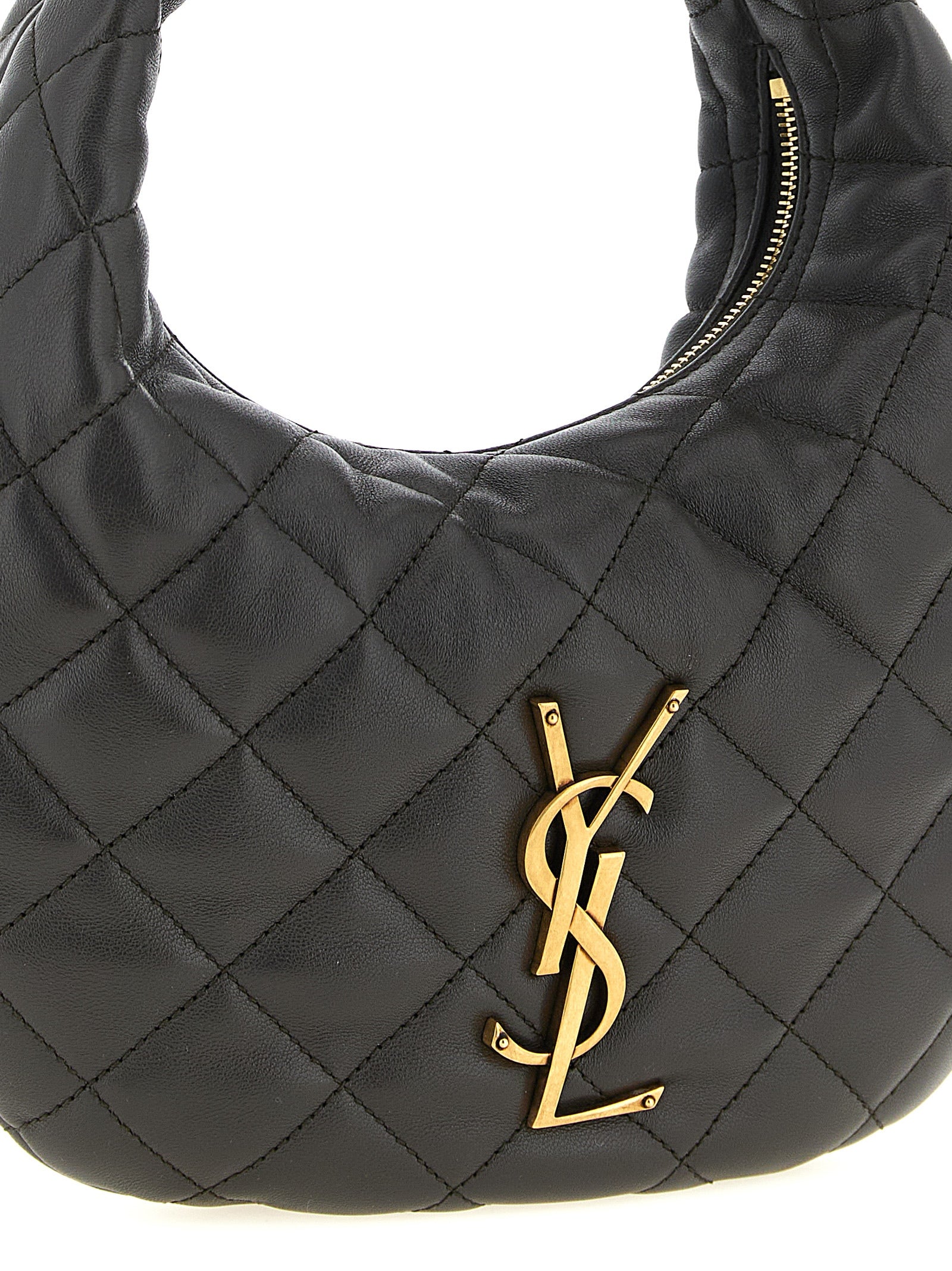 Brown Lamb Leather Handbag