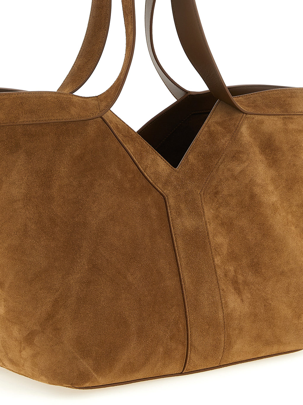 Brown Calfskin Tote Bag