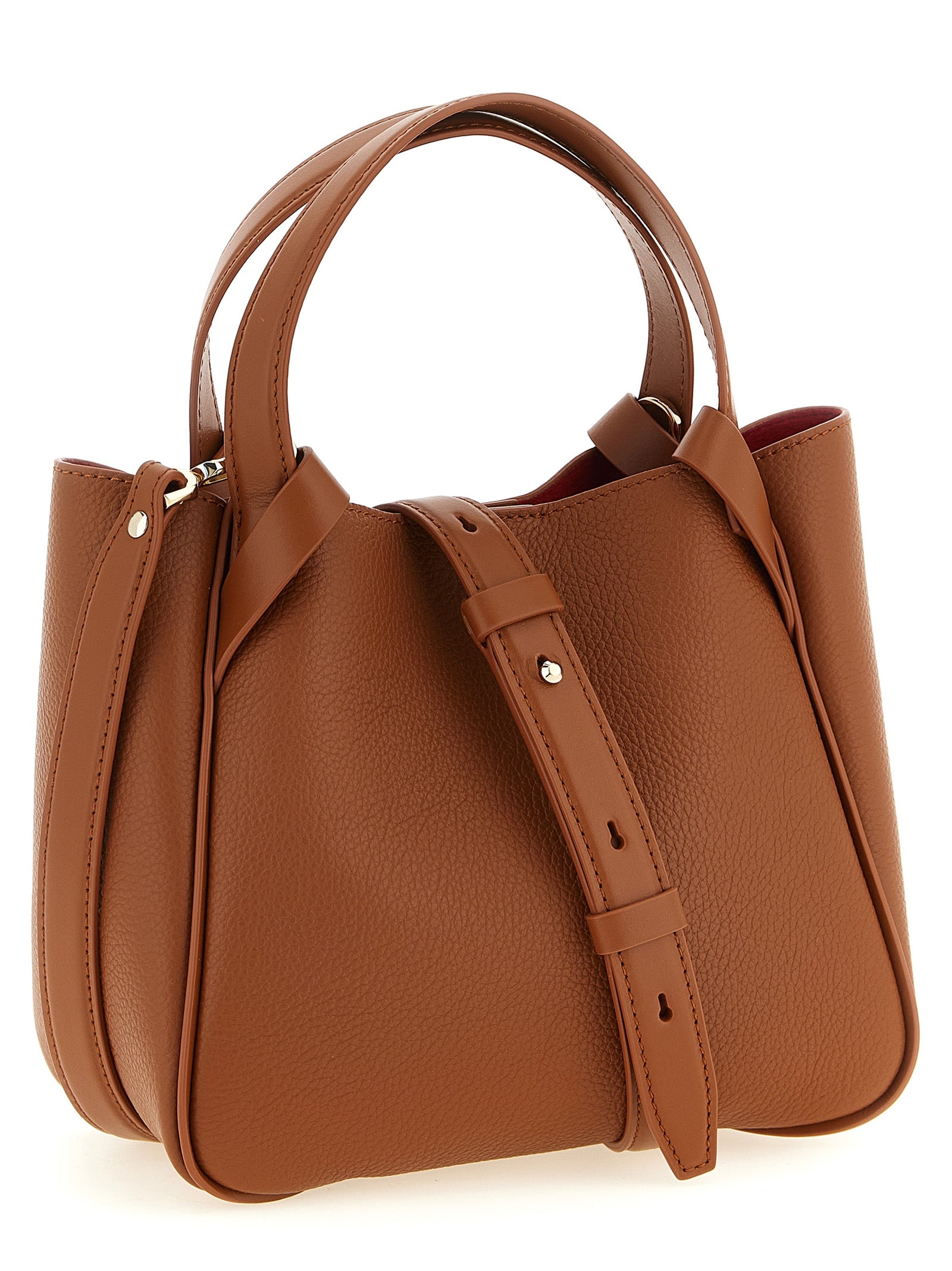 Brown Calfskin Tote Bag