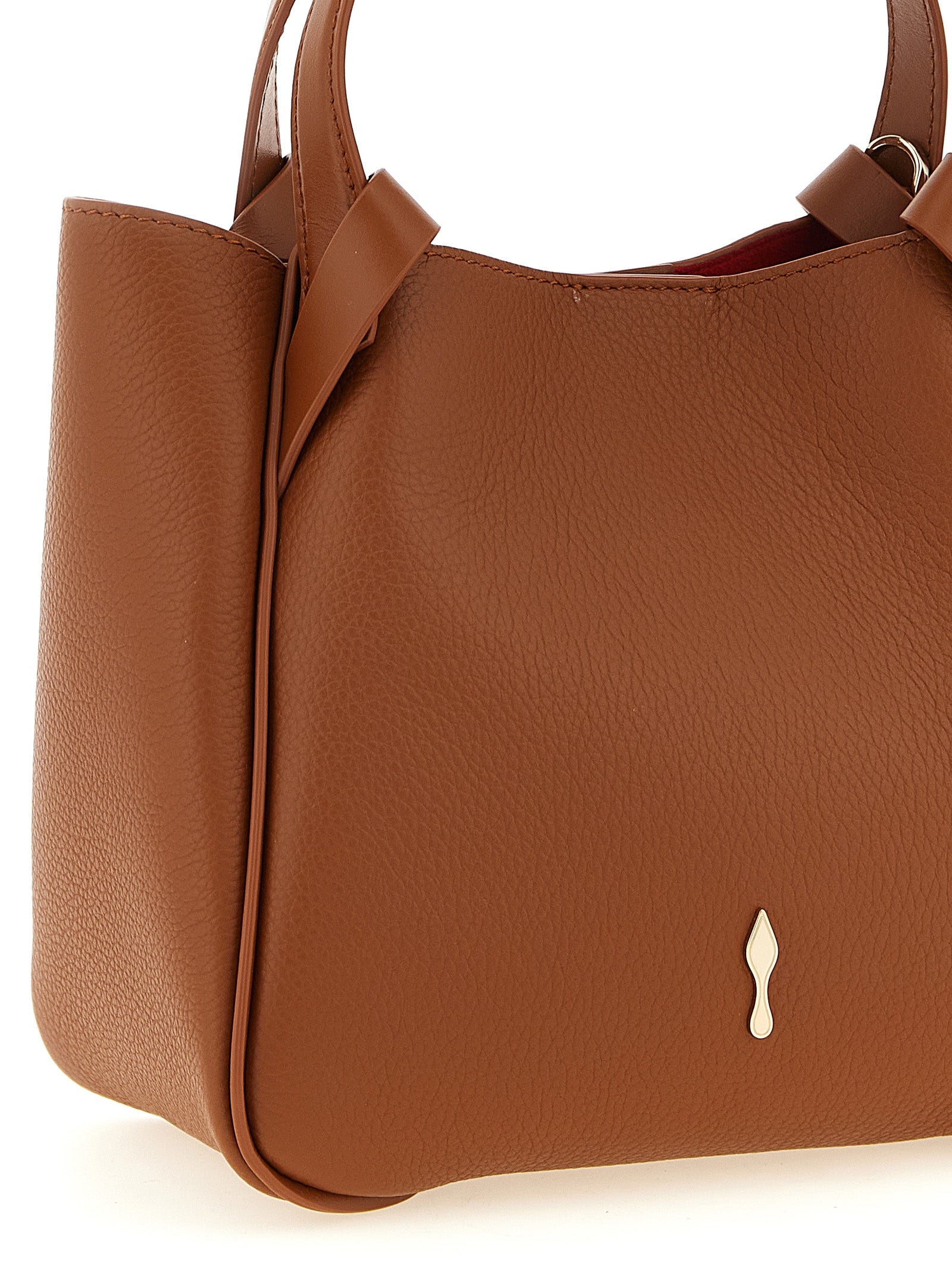 Brown Calfskin Tote Bag