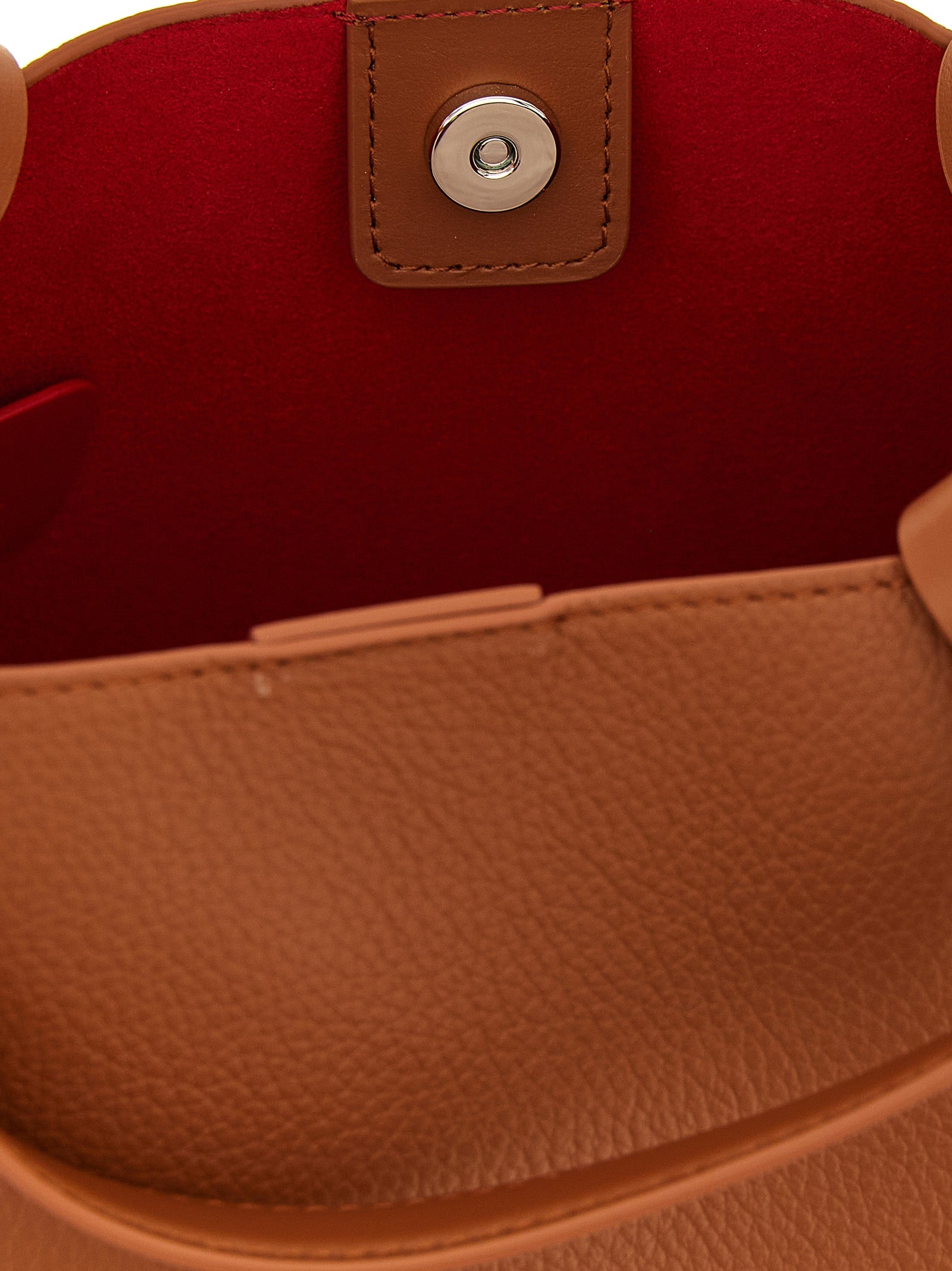 Brown Calfskin Tote Bag