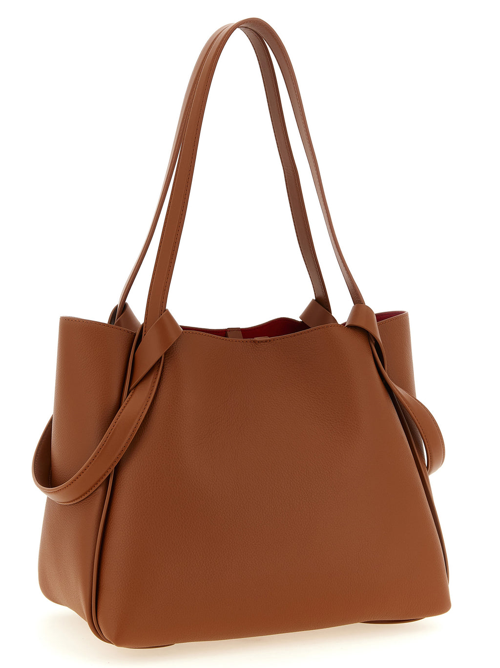 Brown Calfskin Tote Bag