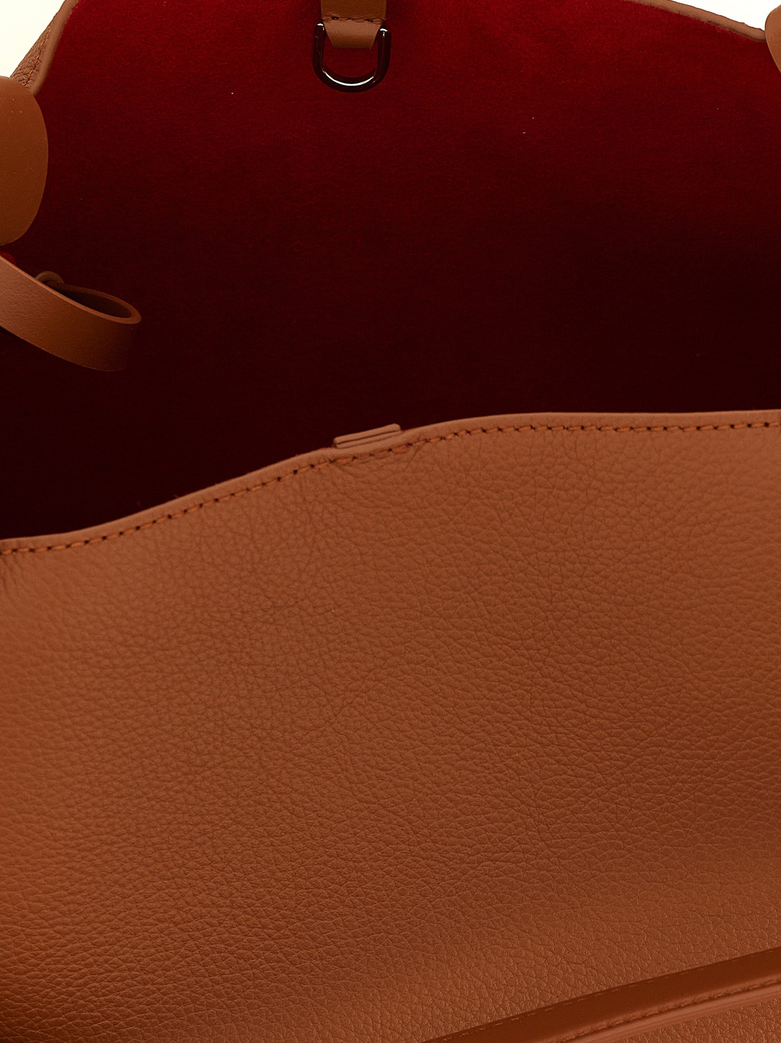 Brown Calfskin Tote Bag