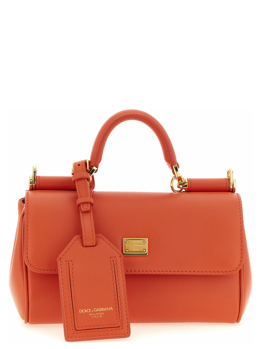 Orange Calfskin Handbag