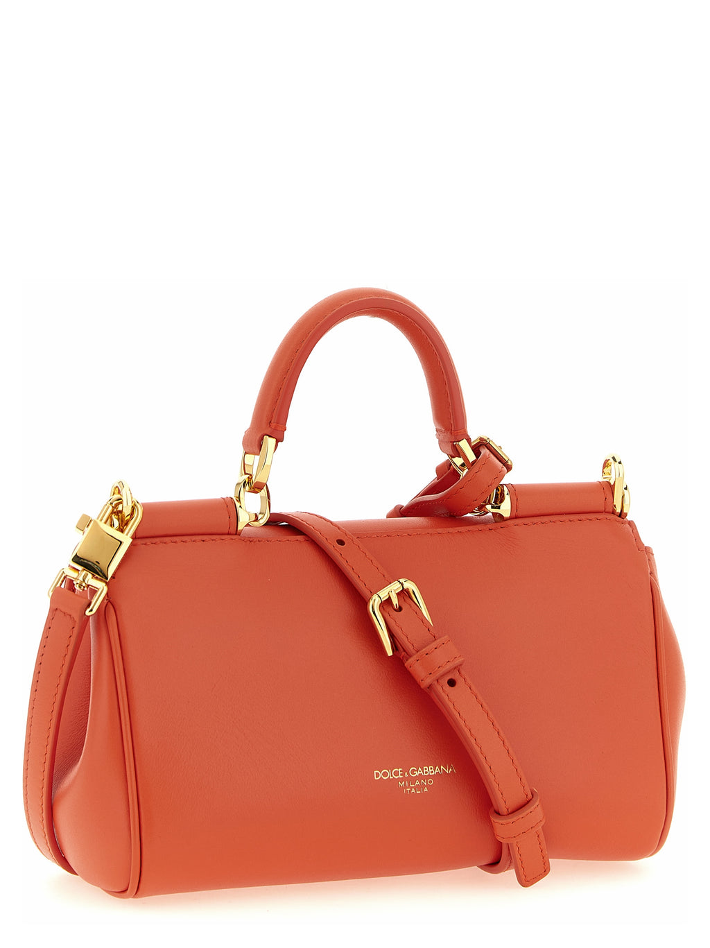 Orange Calfskin Handbag