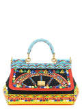 Multicolor Cotton Handbag