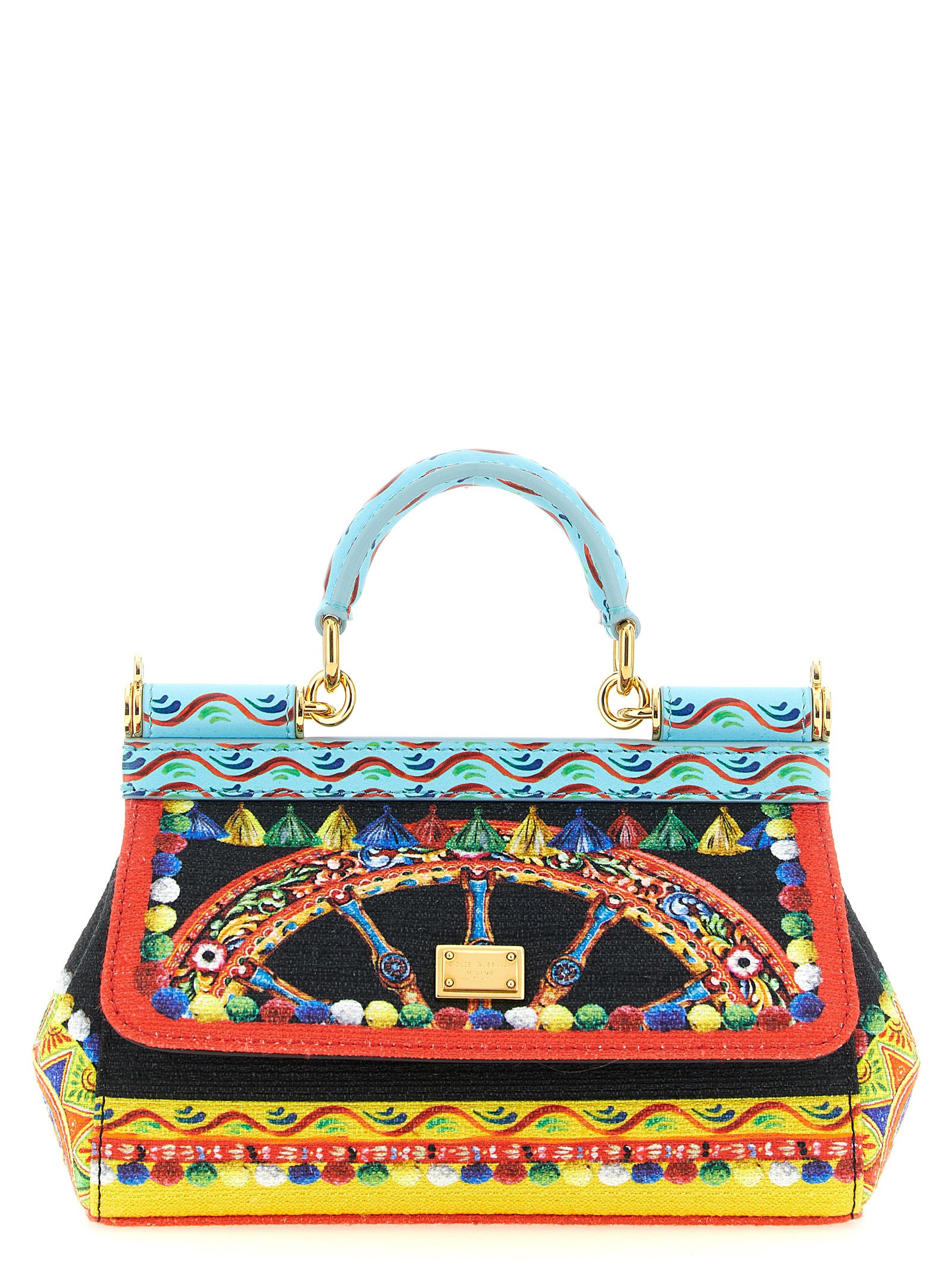 Multicolor Cotton Handbag