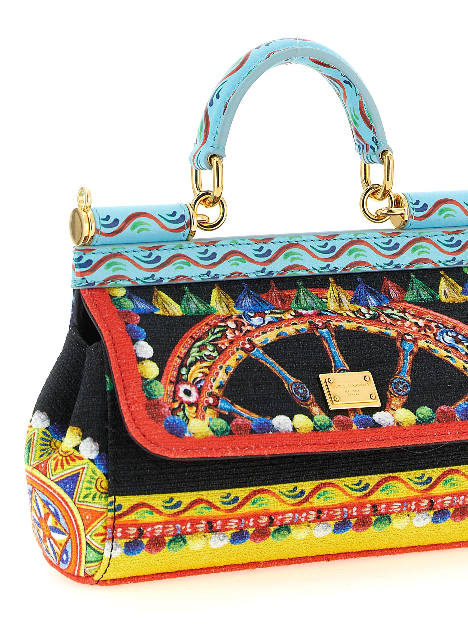 Multicolor Cotton Handbag