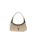 Beige Fabric Handbag