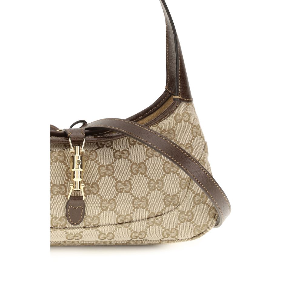 Beige Fabric Handbag