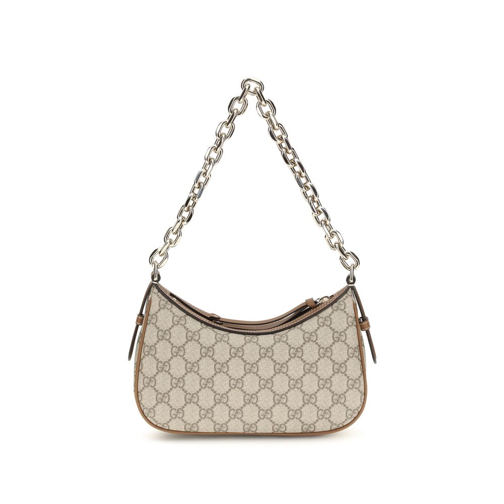 Beige Fabric Handbag