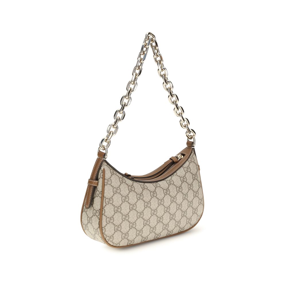 Beige Fabric Handbag