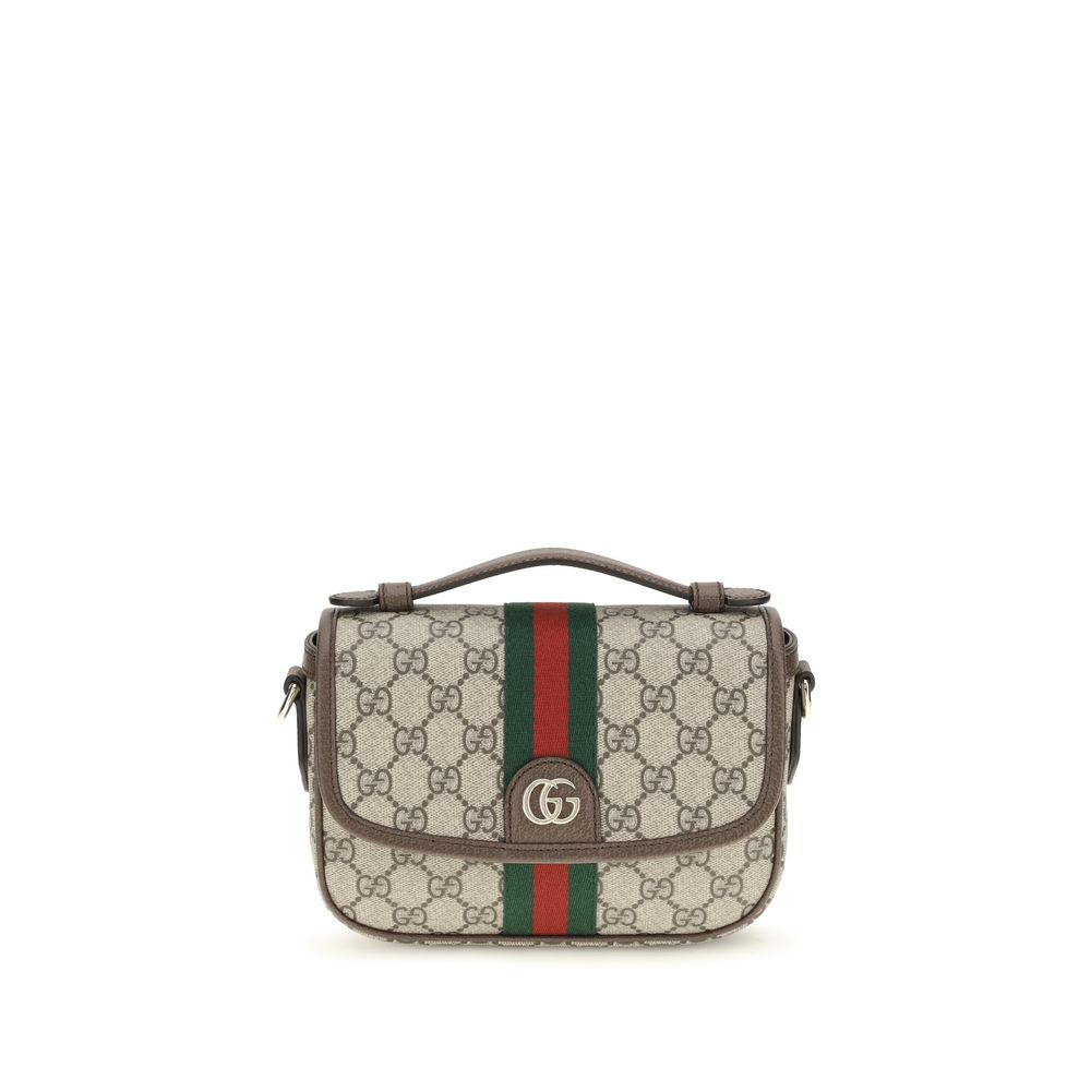 Beige Fabric Handbag