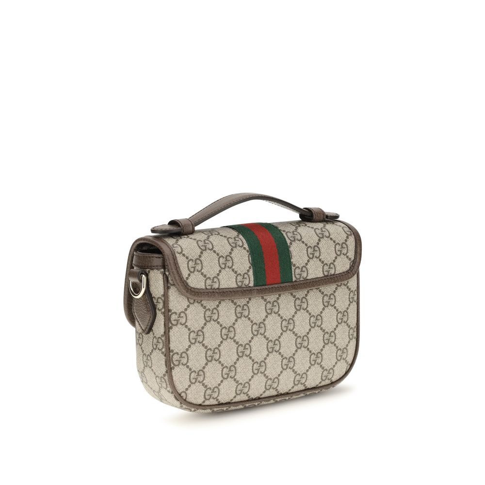 Beige Fabric Handbag