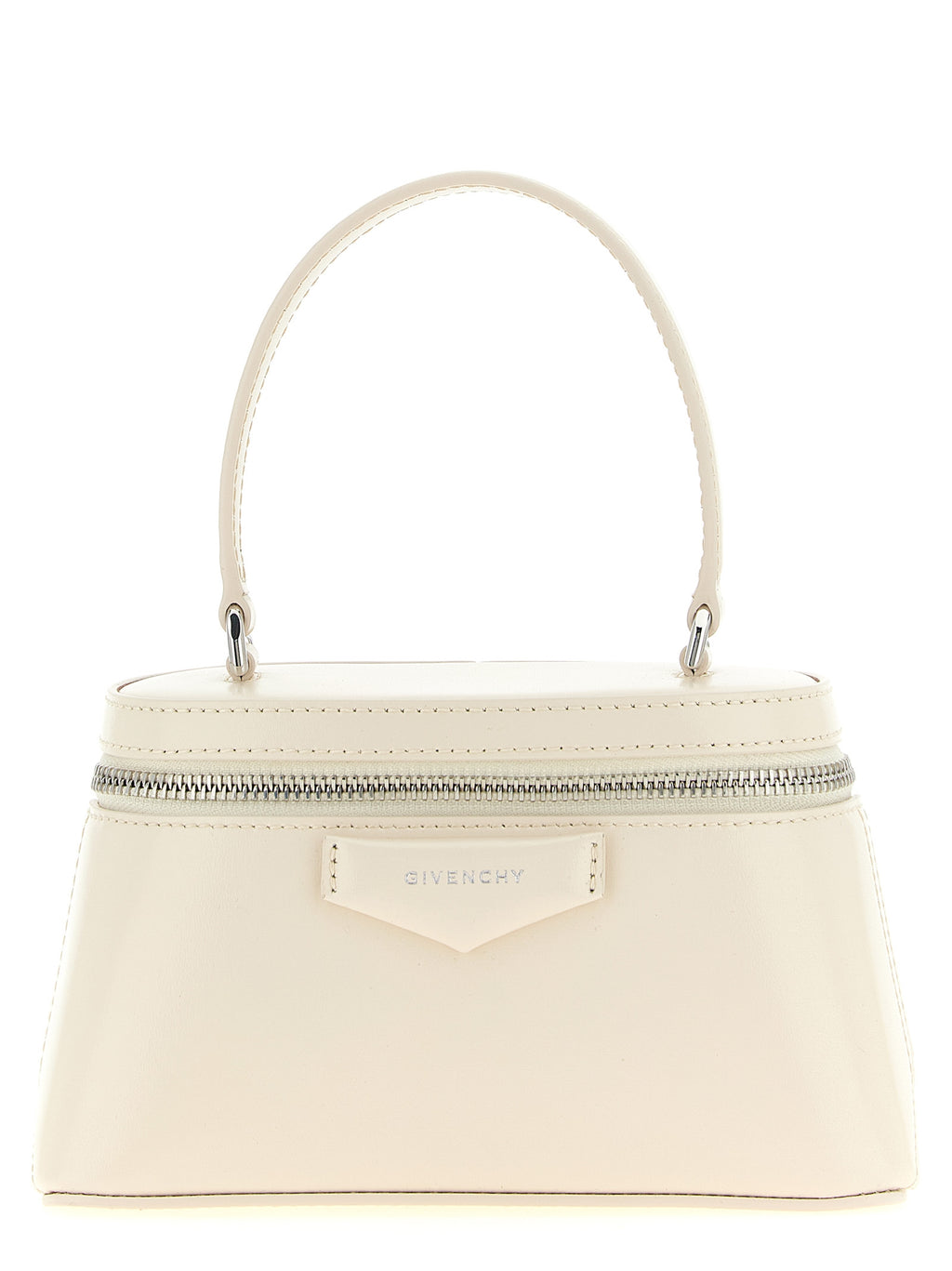 White Leather Crossbody Bag