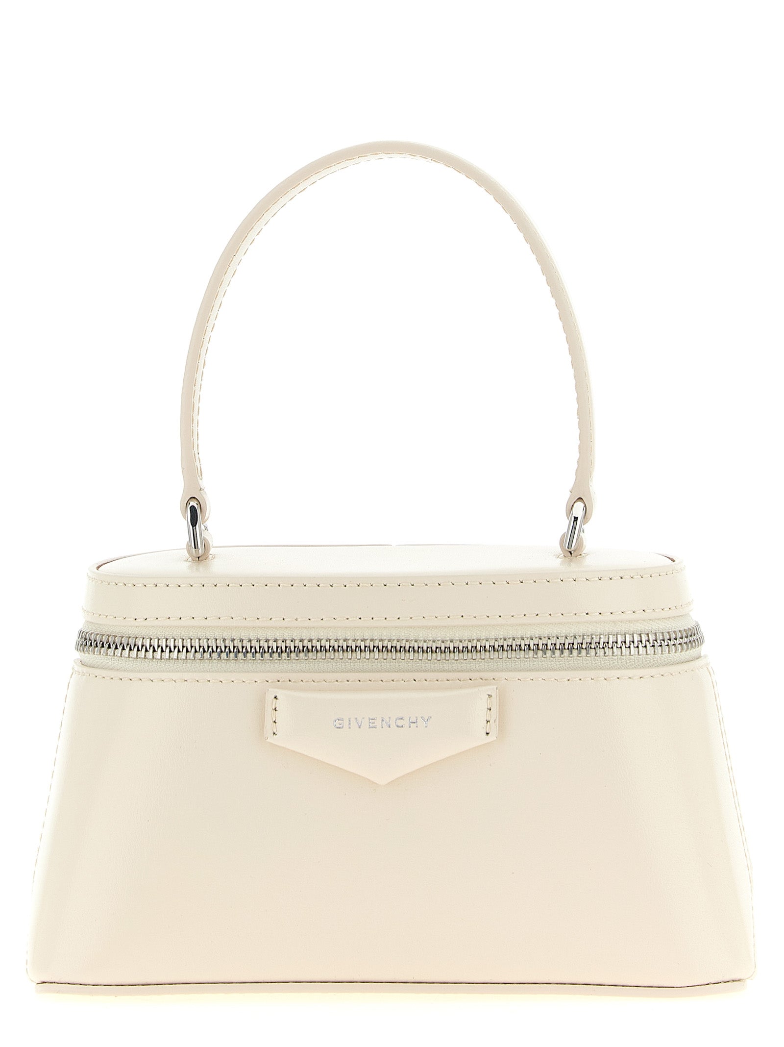White Leather Crossbody Bag
