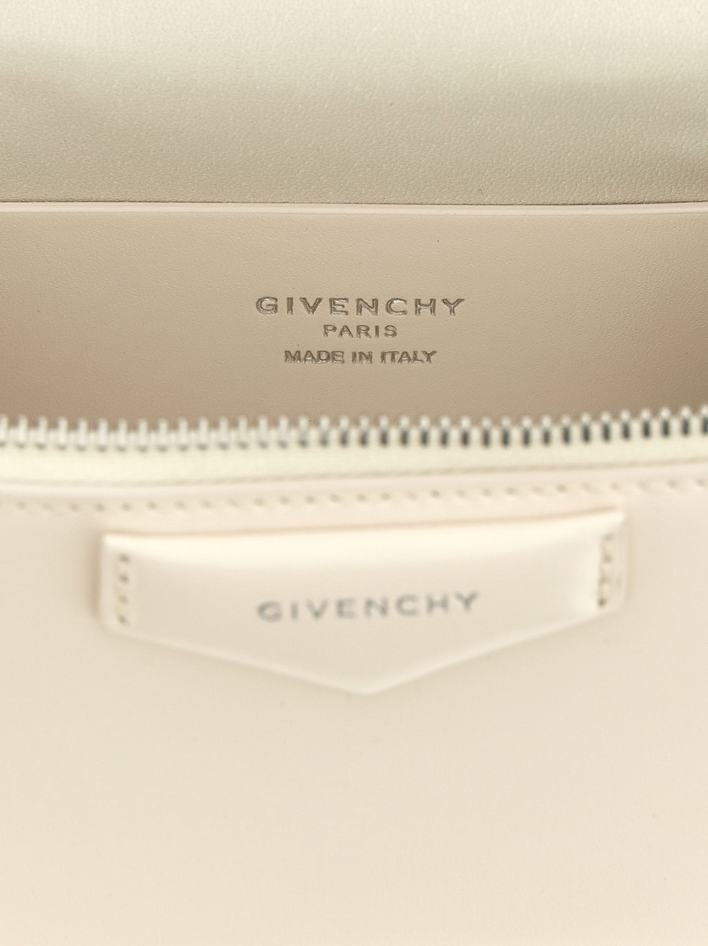 White Leather Crossbody Bag