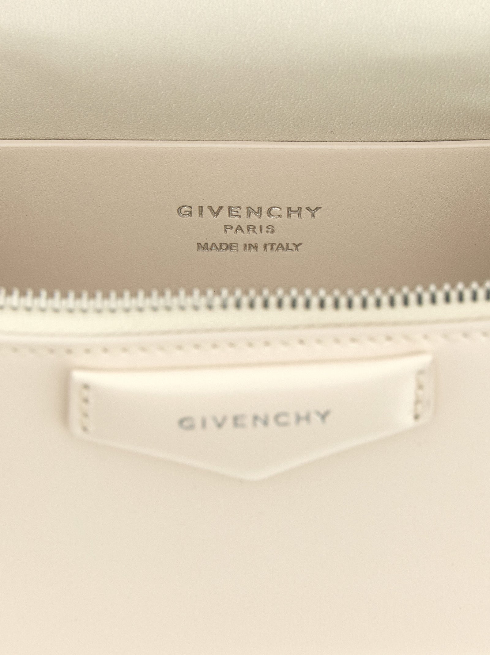 White Leather Crossbody Bag