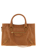 Brown Lamb Leather Handbag
