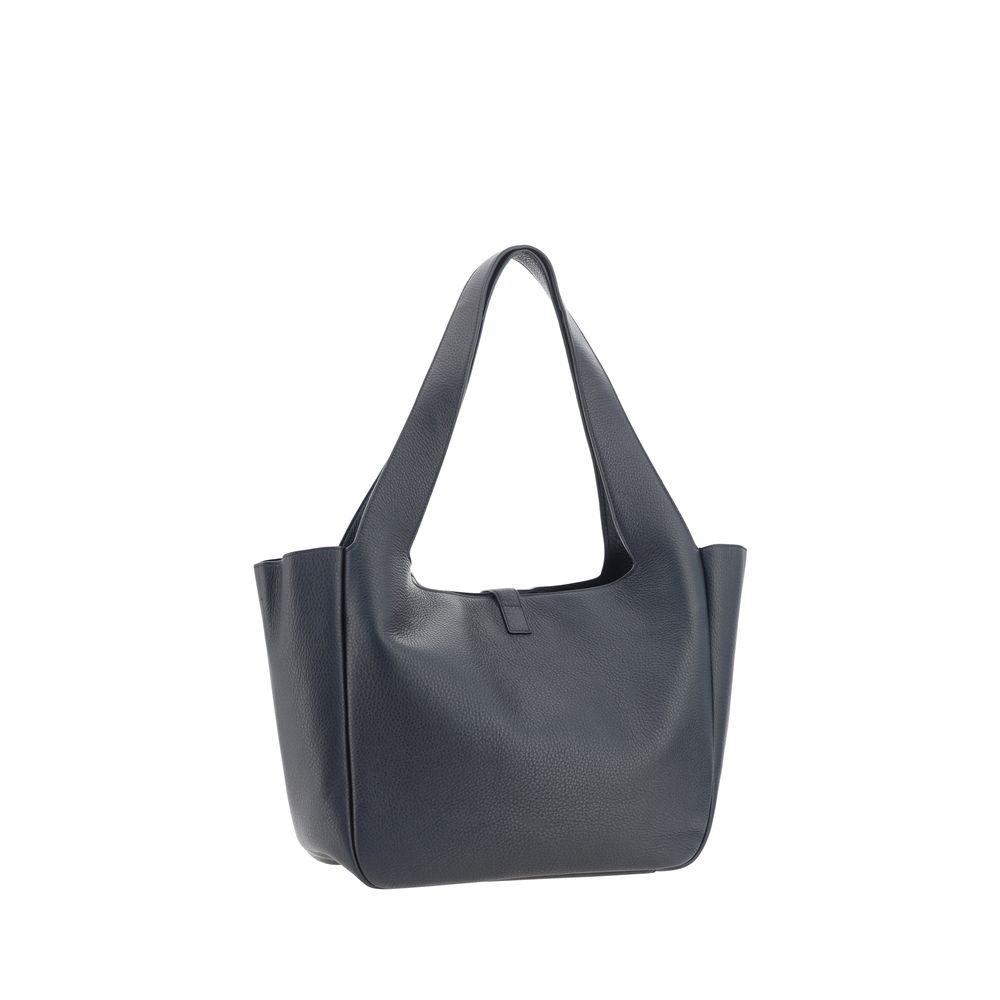 Black Calf Leather Bos Taurus Shoulder Bag