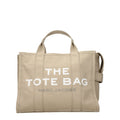 Beige Fabric Handbag
