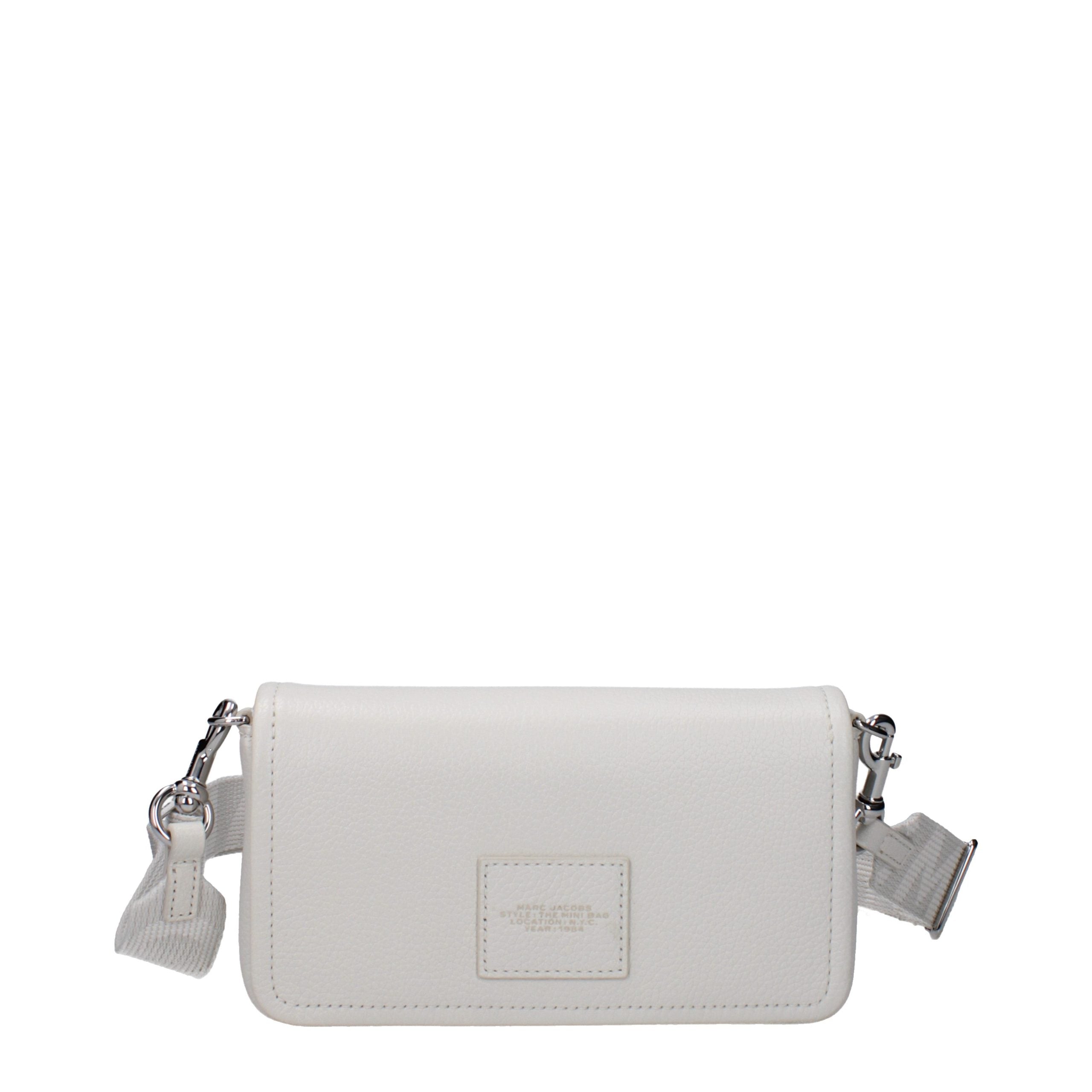 White Leather Crossbody Bag