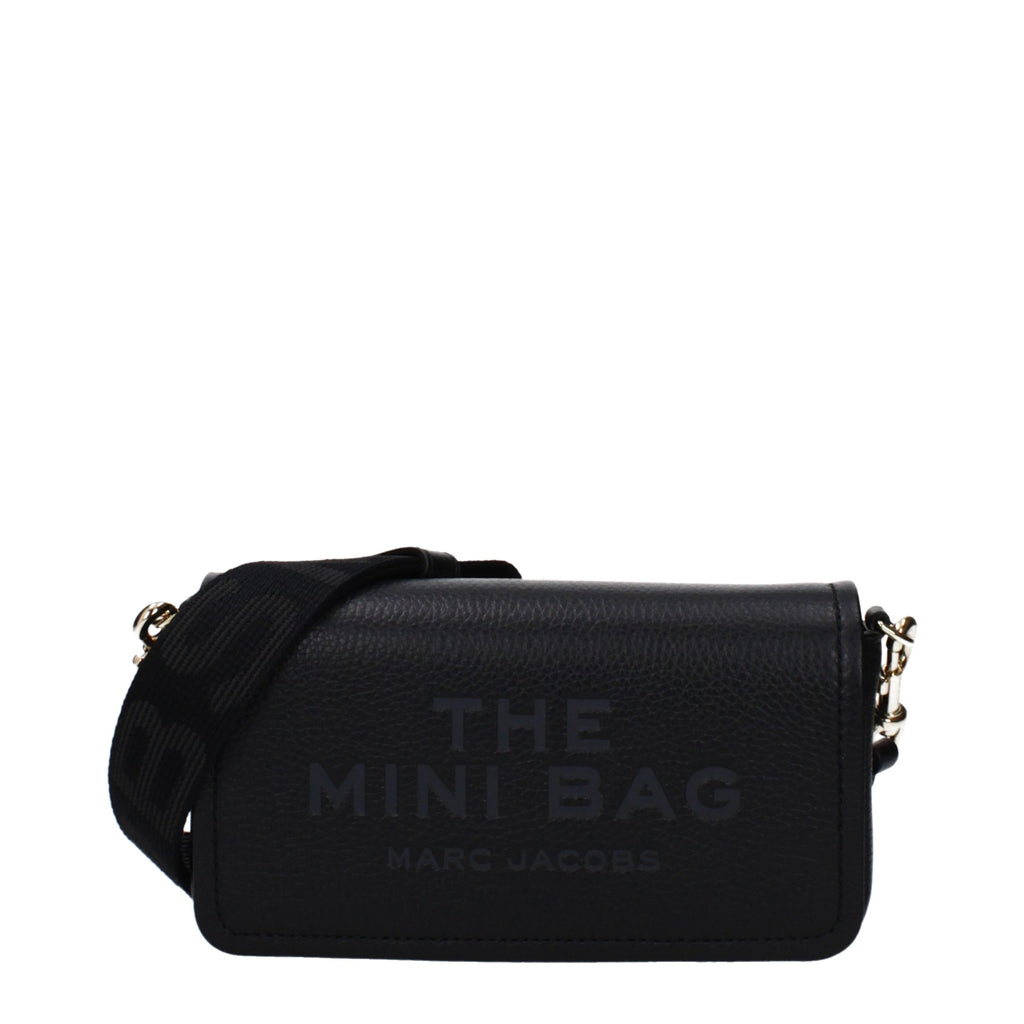 Black Leather Crossbody Bag