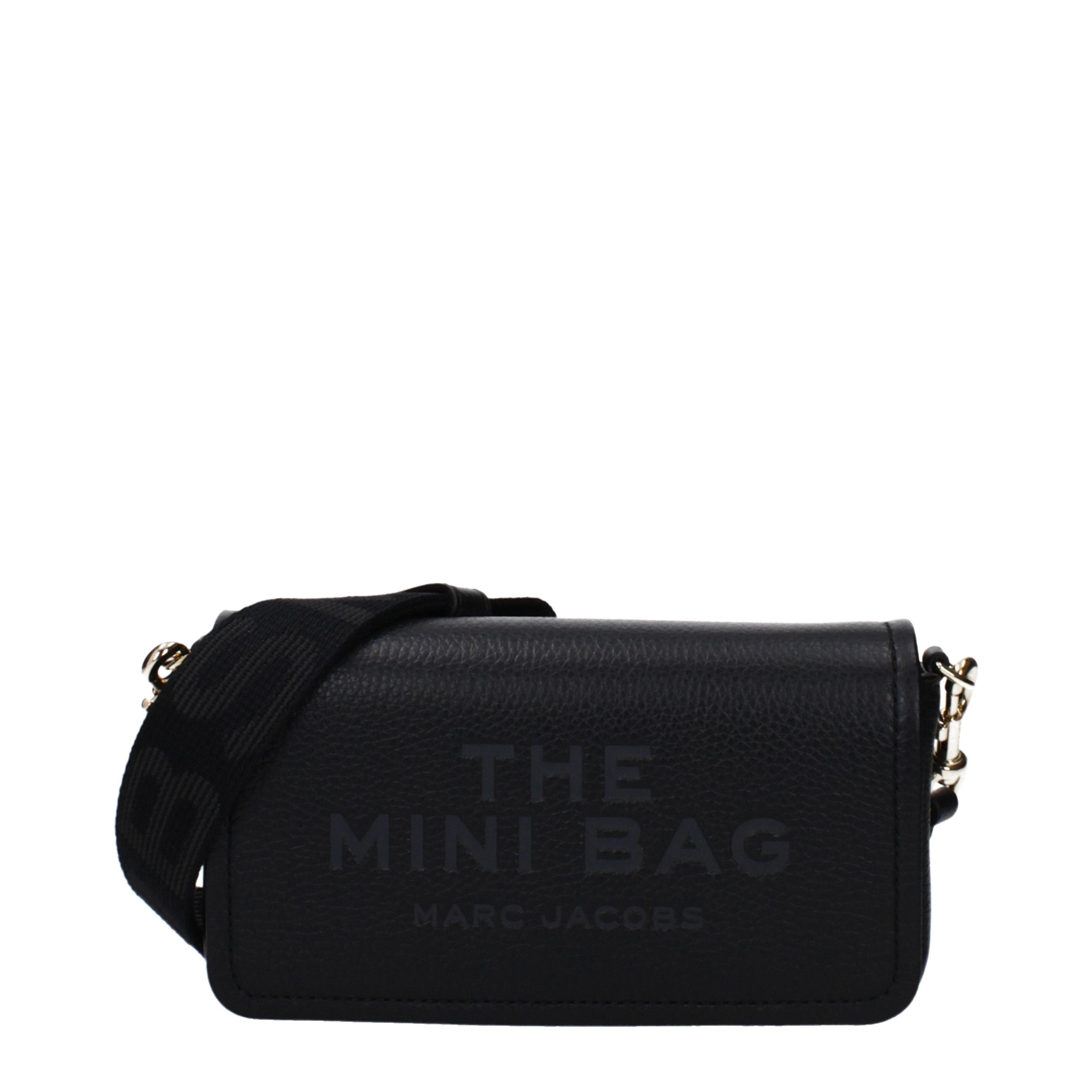 Black Leather Crossbody Bag