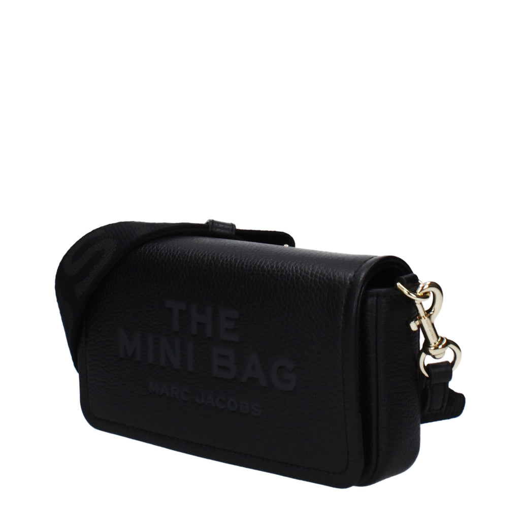 Black Leather Crossbody Bag