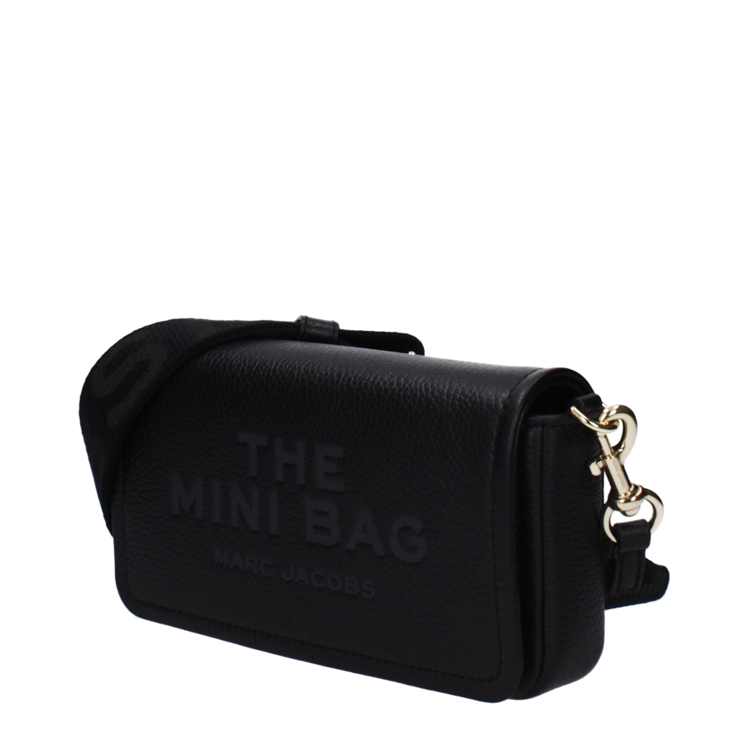 Black Leather Crossbody Bag
