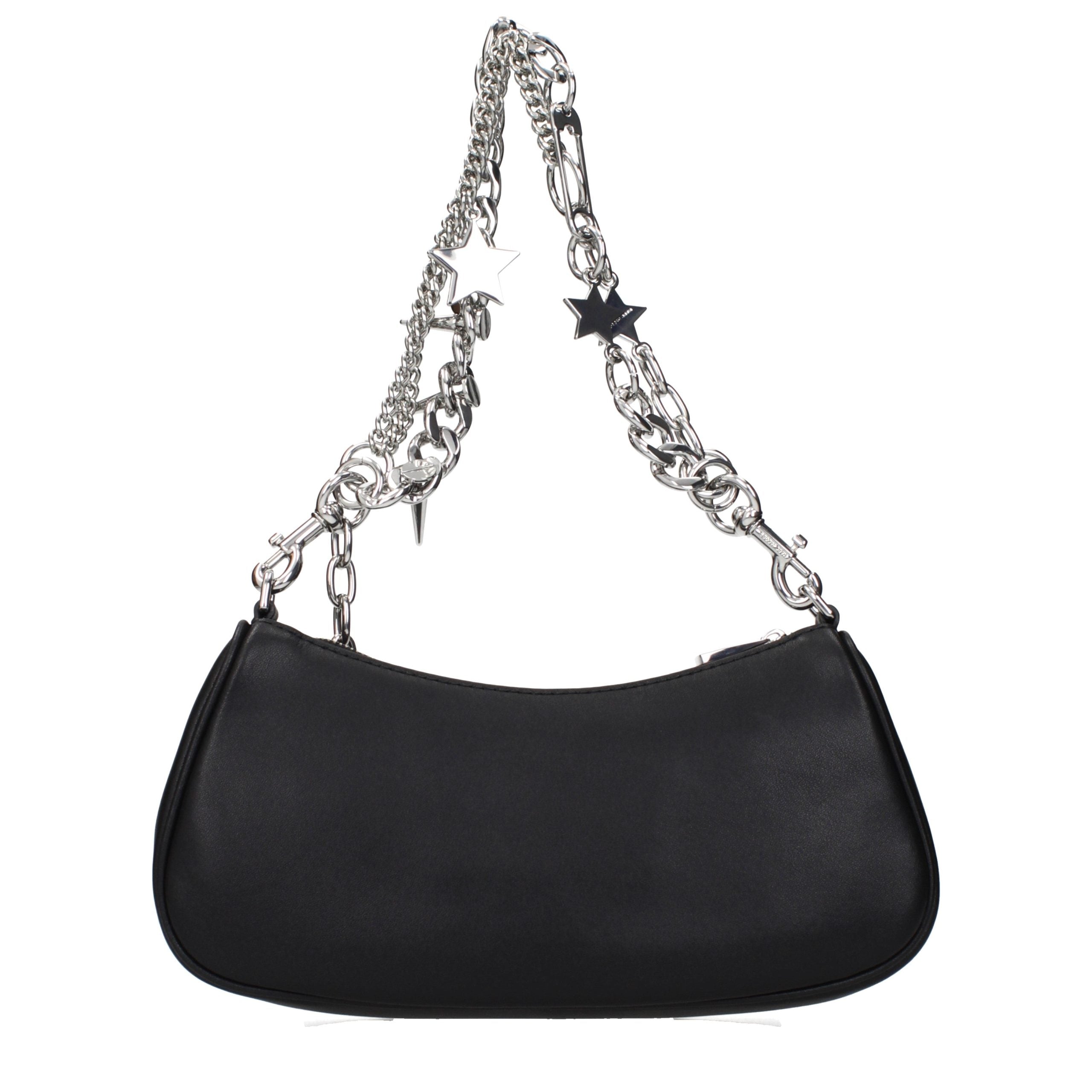 Black Leather Shoulder Bag