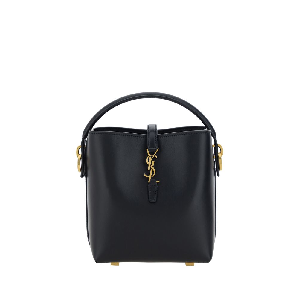 Black Calf Leather Bos Taurus Shoulder Bag