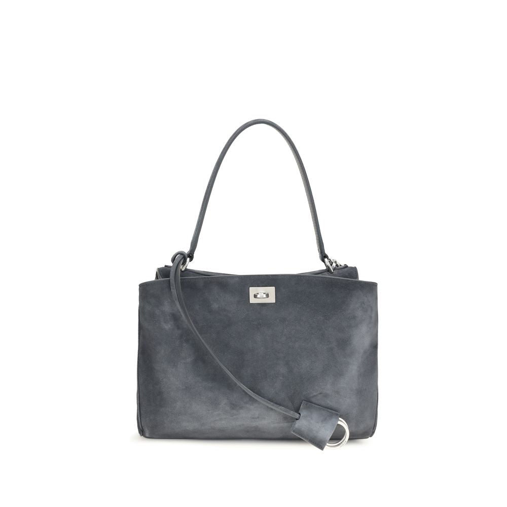 Gray Calf Leather Bos Taurus Handbag