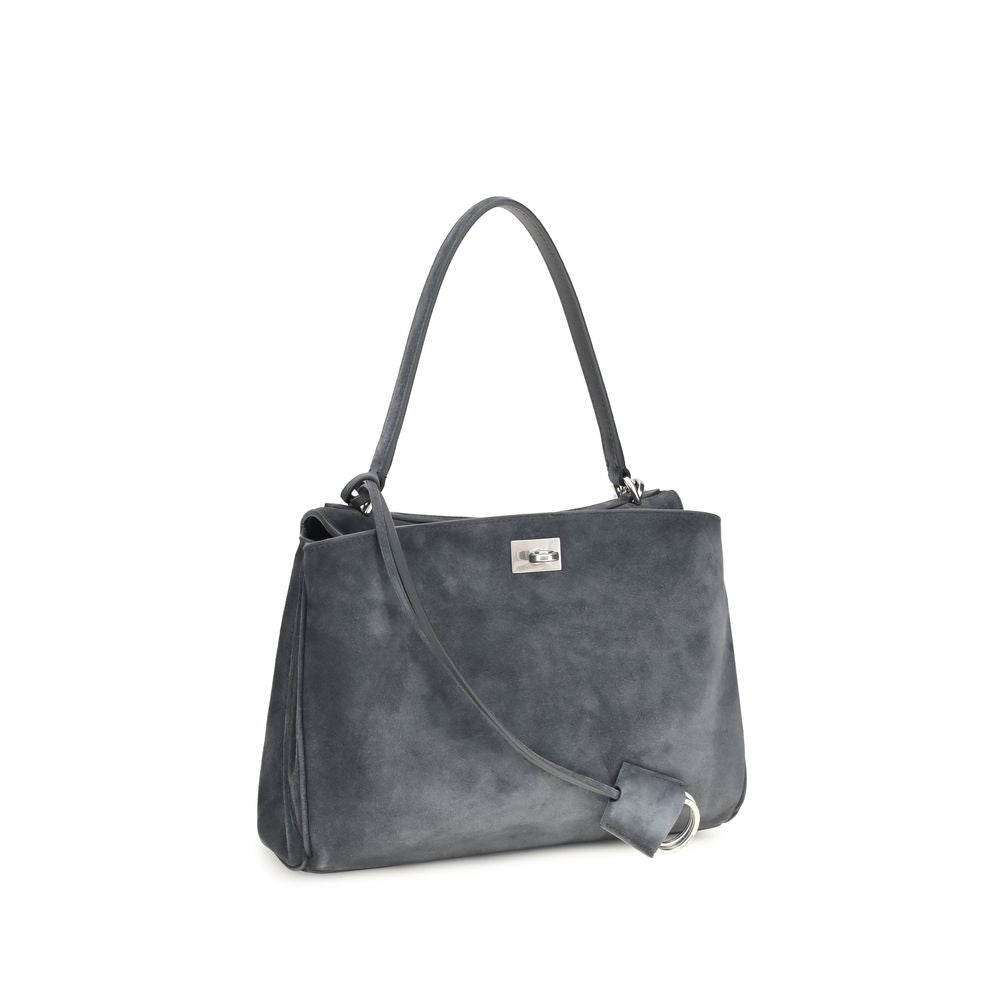 Gray Calf Leather Bos Taurus Handbag