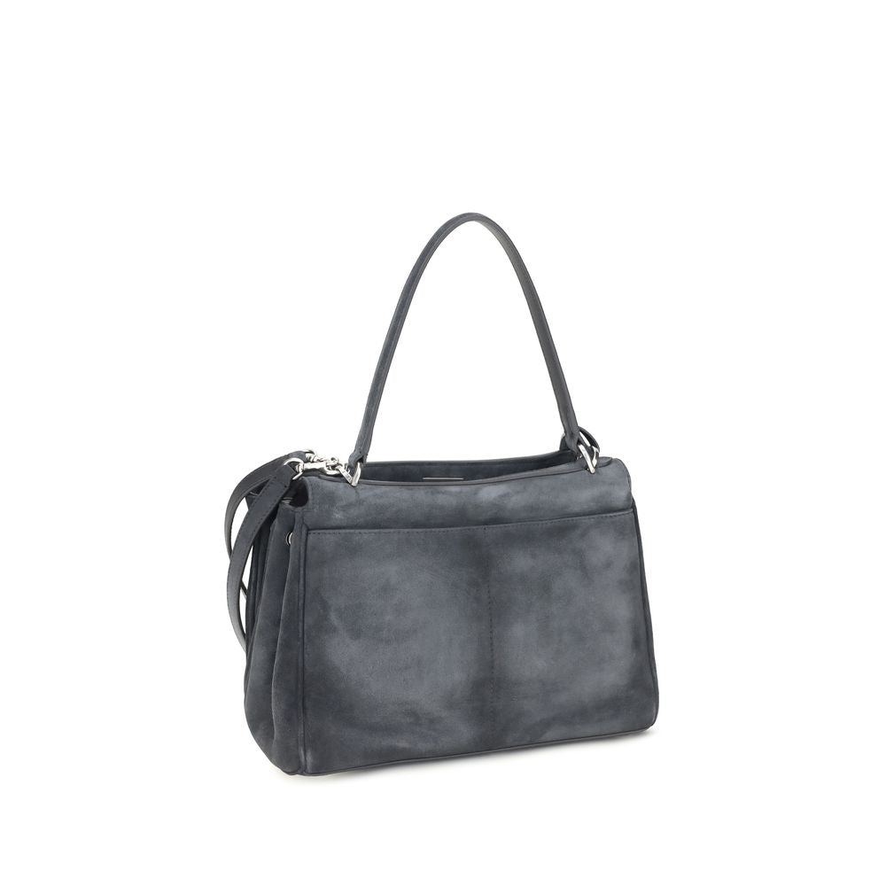 Gray Calf Leather Bos Taurus Handbag