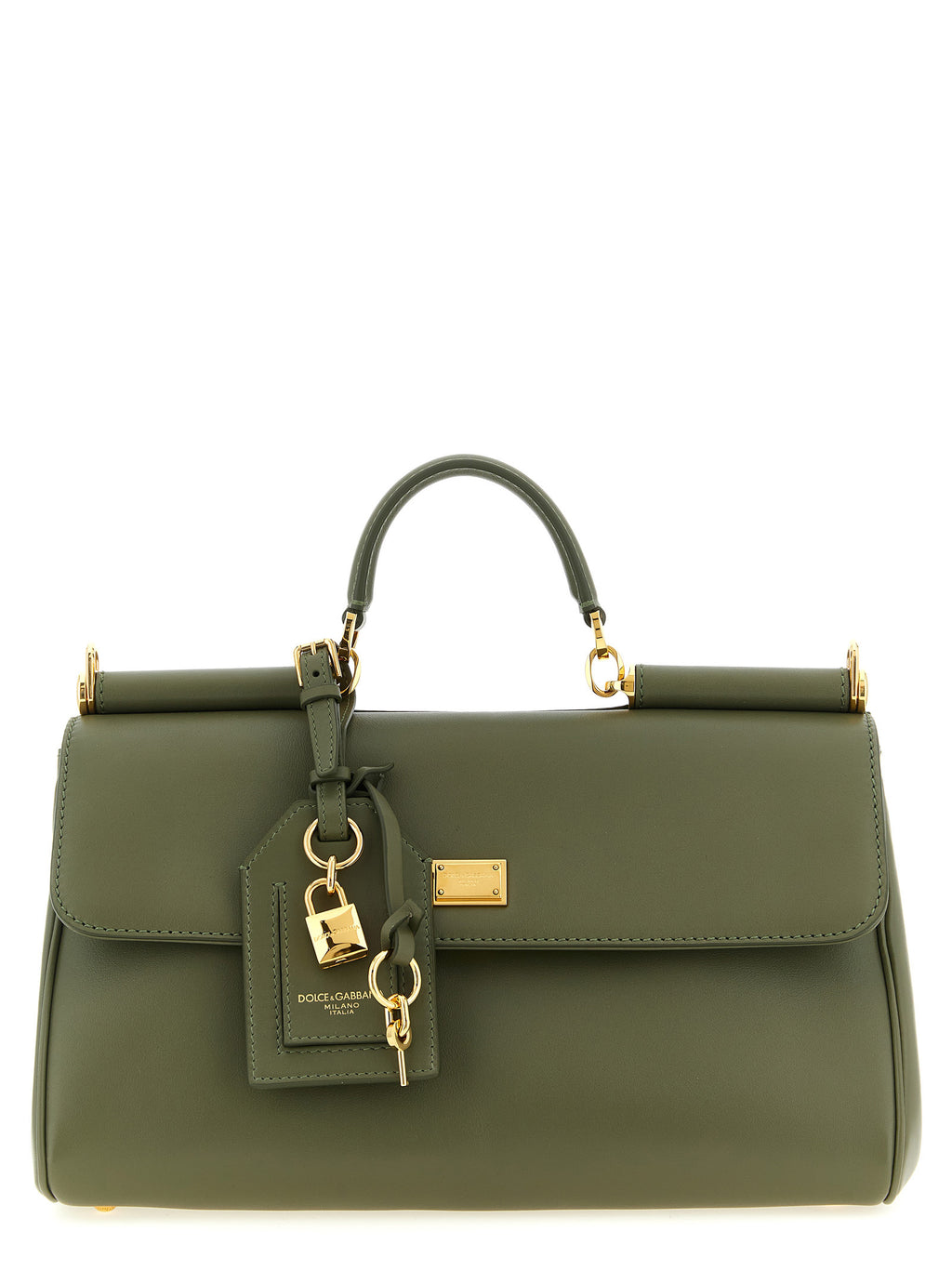 Bicolor Calfskin Handbag