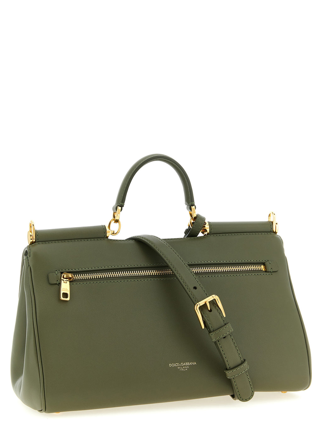 Bicolor Calfskin Handbag