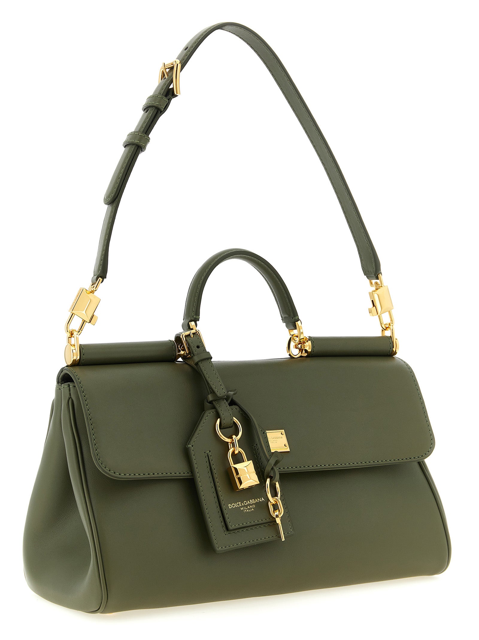 Bicolor Calfskin Handbag
