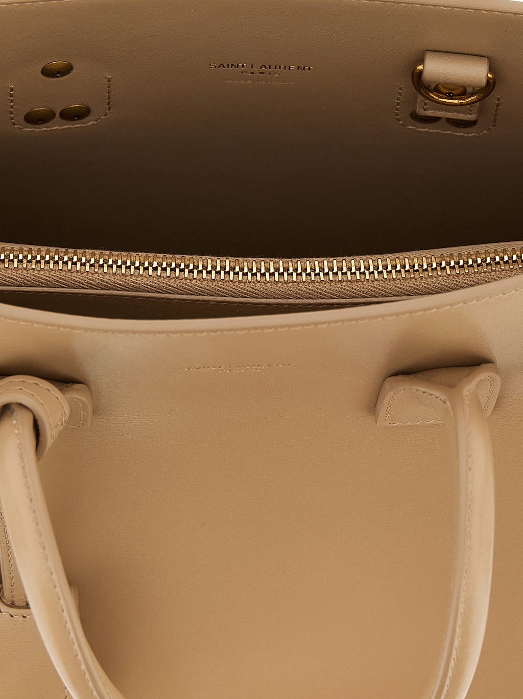 Beige Calfskin Handbag