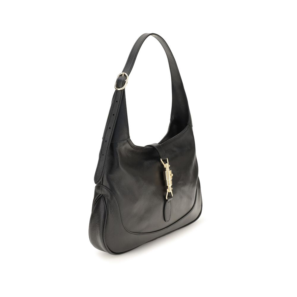 Black Goatskin Shoulder Bag