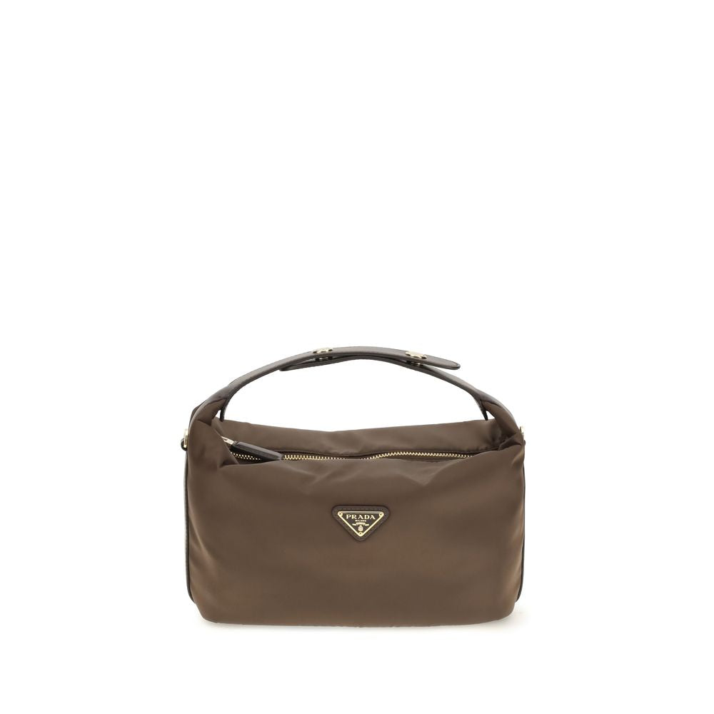 Brown Recycled Polyamide Handbag