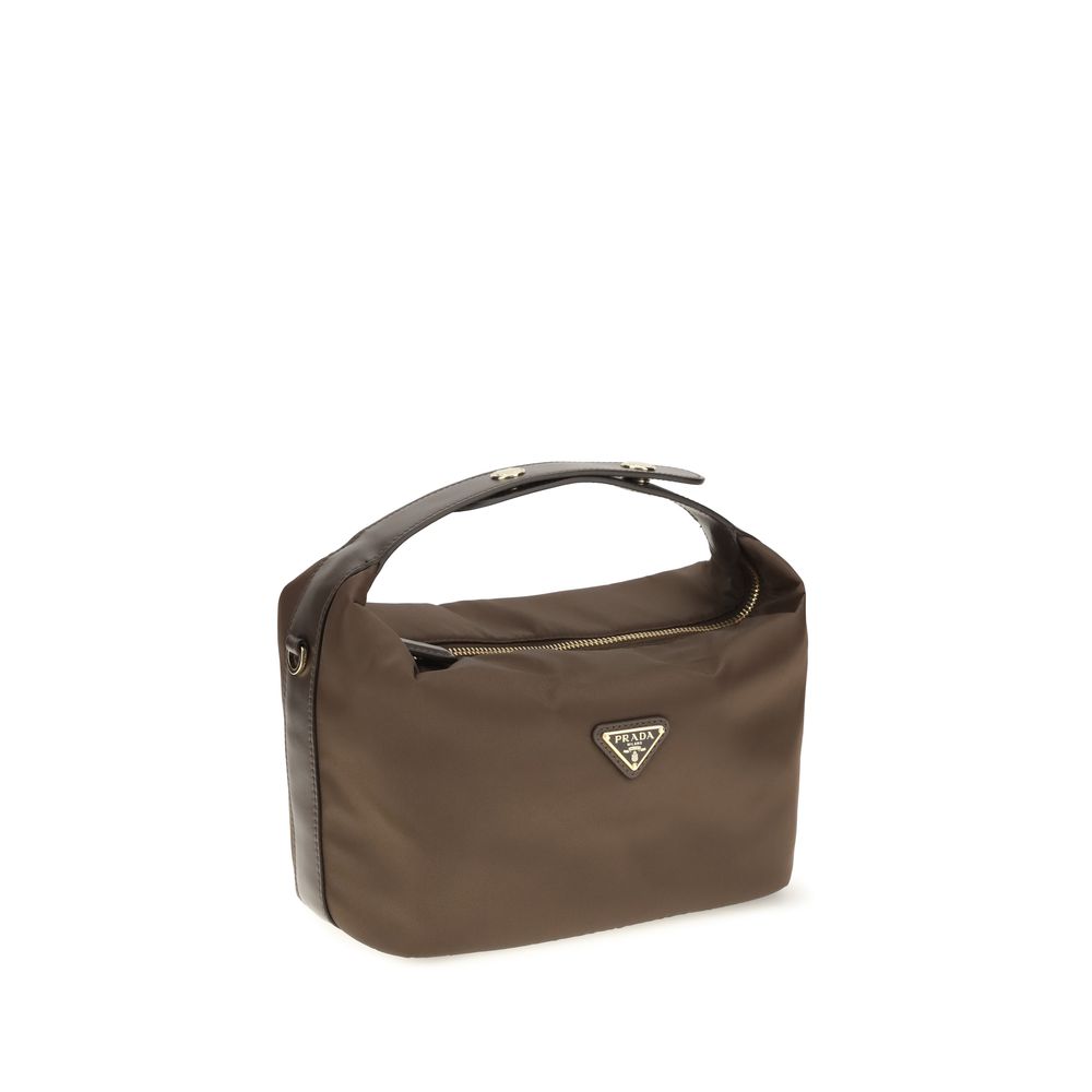 Brown Recycled Polyamide Handbag