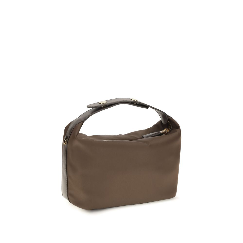 Brown Recycled Polyamide Handbag