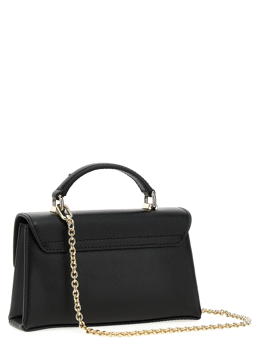Black Leather Crossbody Bag