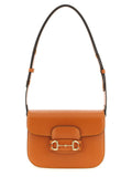 Orange Calfskin Shoulder Bag