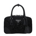 Black Fabric Handbag