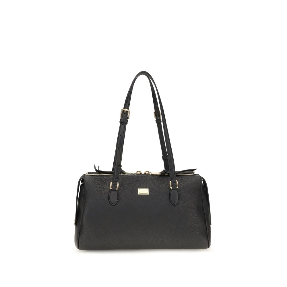 Black Calf Leather Bos Taurus Shoulder Bag