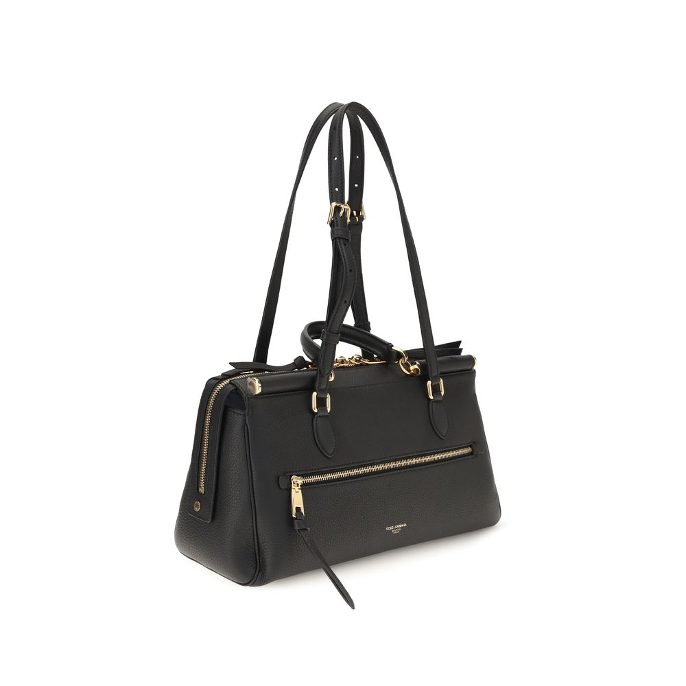 Black Calf Leather Bos Taurus Shoulder Bag