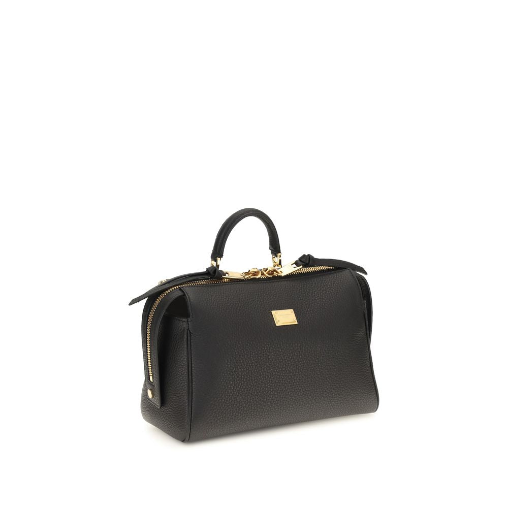 Black Calf Leather Bos Taurus Handbag