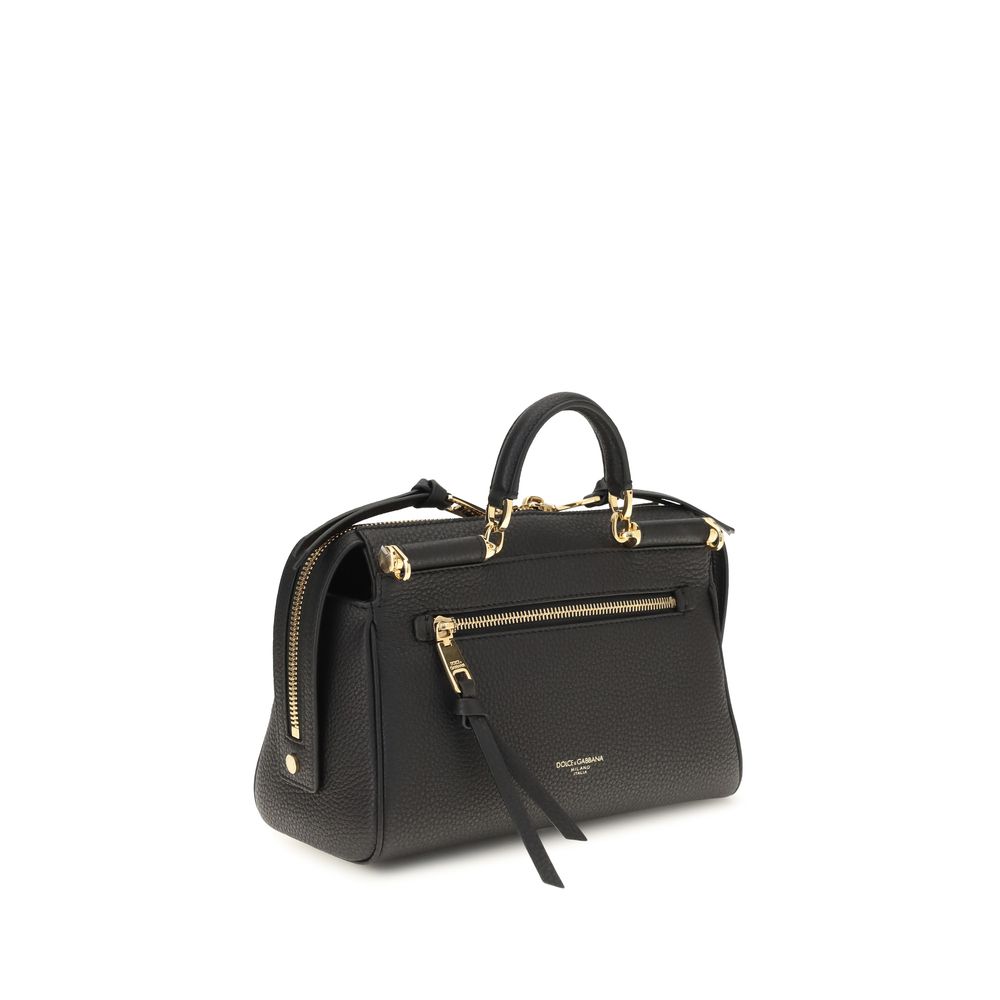 Black Calf Leather Bos Taurus Handbag